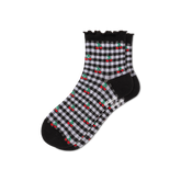 Women's Ruffle Rib Quarter Socks