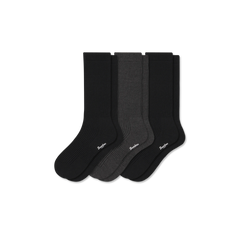Women's Merino Cashmere Blend Fine Rib Calf Sock 3-Pack
