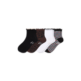 Women's Ruffle Rib Quarter Sock 4-Pack