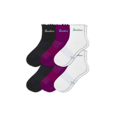 Women’s UltraLite Ruffle Sport Quarter Sock 6-Pack