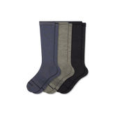 Women's Merino Wool Blend Everyday Compression Knee High Sock 3-Pack (15-20mmHg)