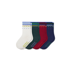 Junior Lightweight Calf Sock 4-Pack