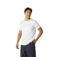 Men's Pima Cotton Slim Crew Neck T-Shirt 3-Pack