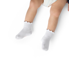 Baby Ruffle Rib Calf Sock 8-Pack (0-6 Months)