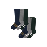 Men's Everyday Compression Knee High Sock 6-Pack (15-20mmHg)
