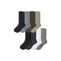Men's Modern Rib Calf Sock 8-Pack