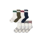 Men's Vintage Stripes Half Calf Sock 8-Pack