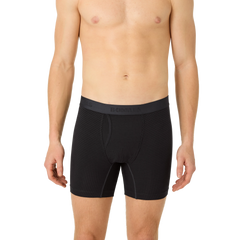 Men's Cotton Modal Blend Boxer Brief 6" 6-Pack