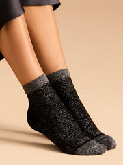 Women’s Sparkle Modern Rib Quarter Sock 4-Pack Gift Box