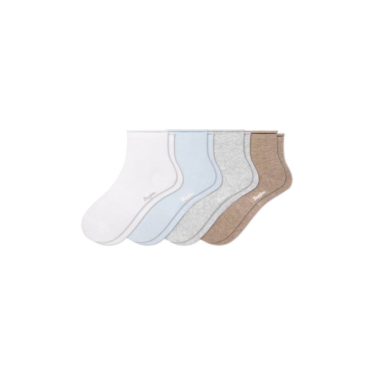 Women’s Roll Top Quarter Sock 4-Pack