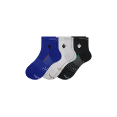 Men's Run Quarter Sock 3-Pack