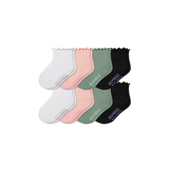 Toddler Ruffle Rib Calf Sock 8-Pack