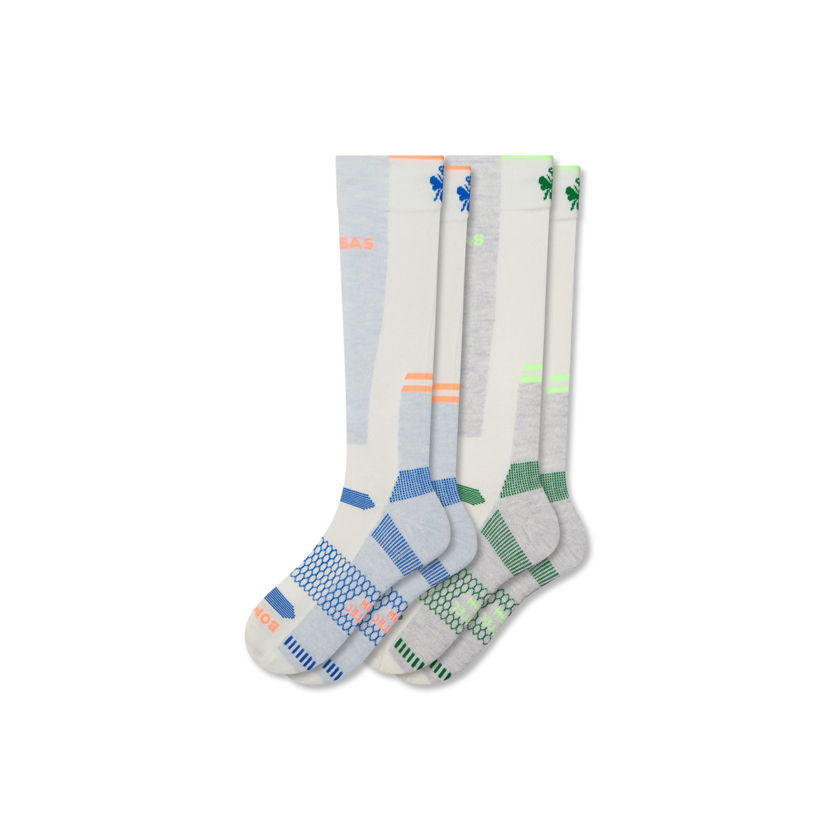 Women's Mid-Cushion Merino Wool Blend Ski & Snowboard Sock 2-Pack