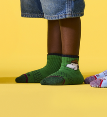Peanuts x Bombas: Junior Gripper Calf Sock 4-Pack Gift Box