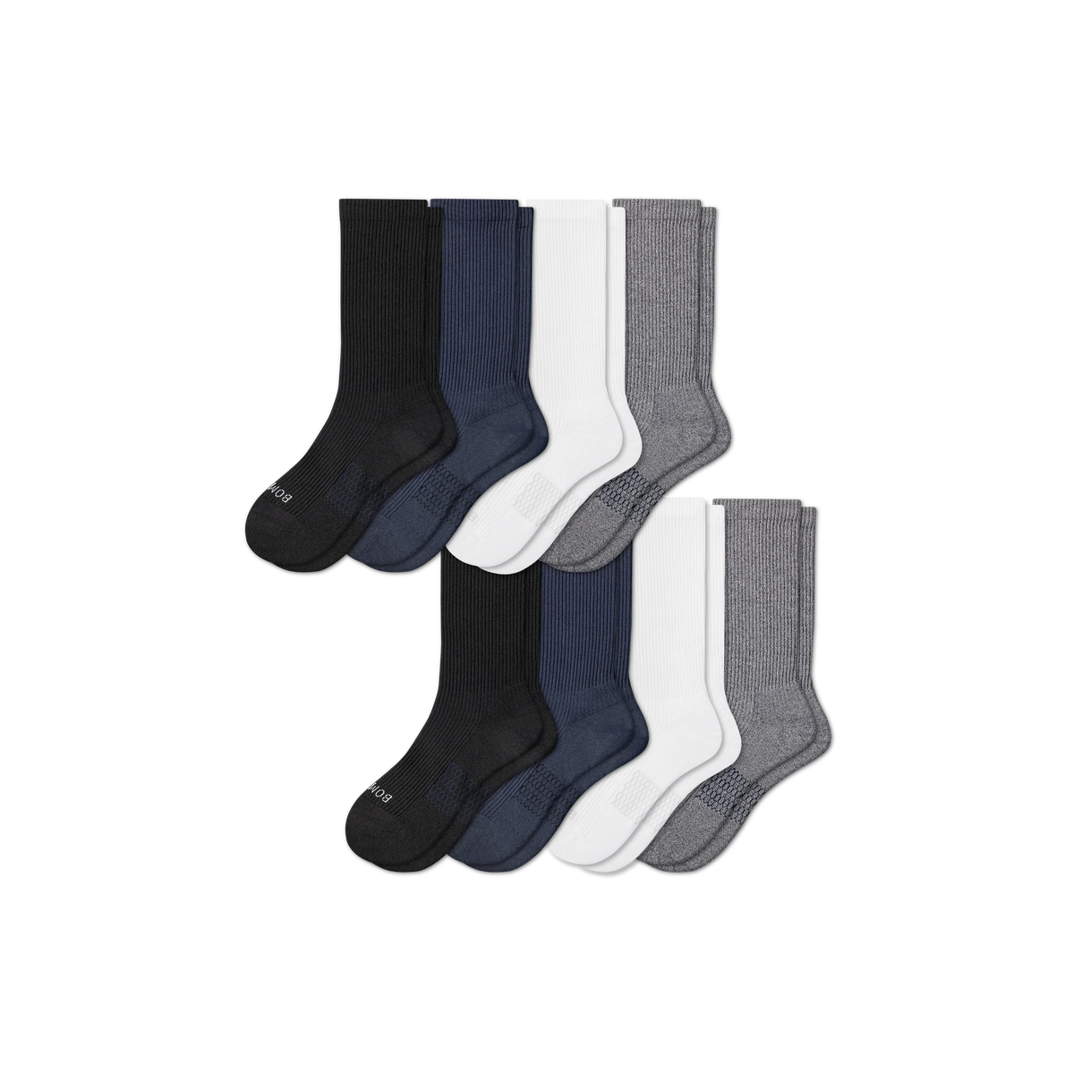 Men's Modern Rib Calf Sock 8-Pack