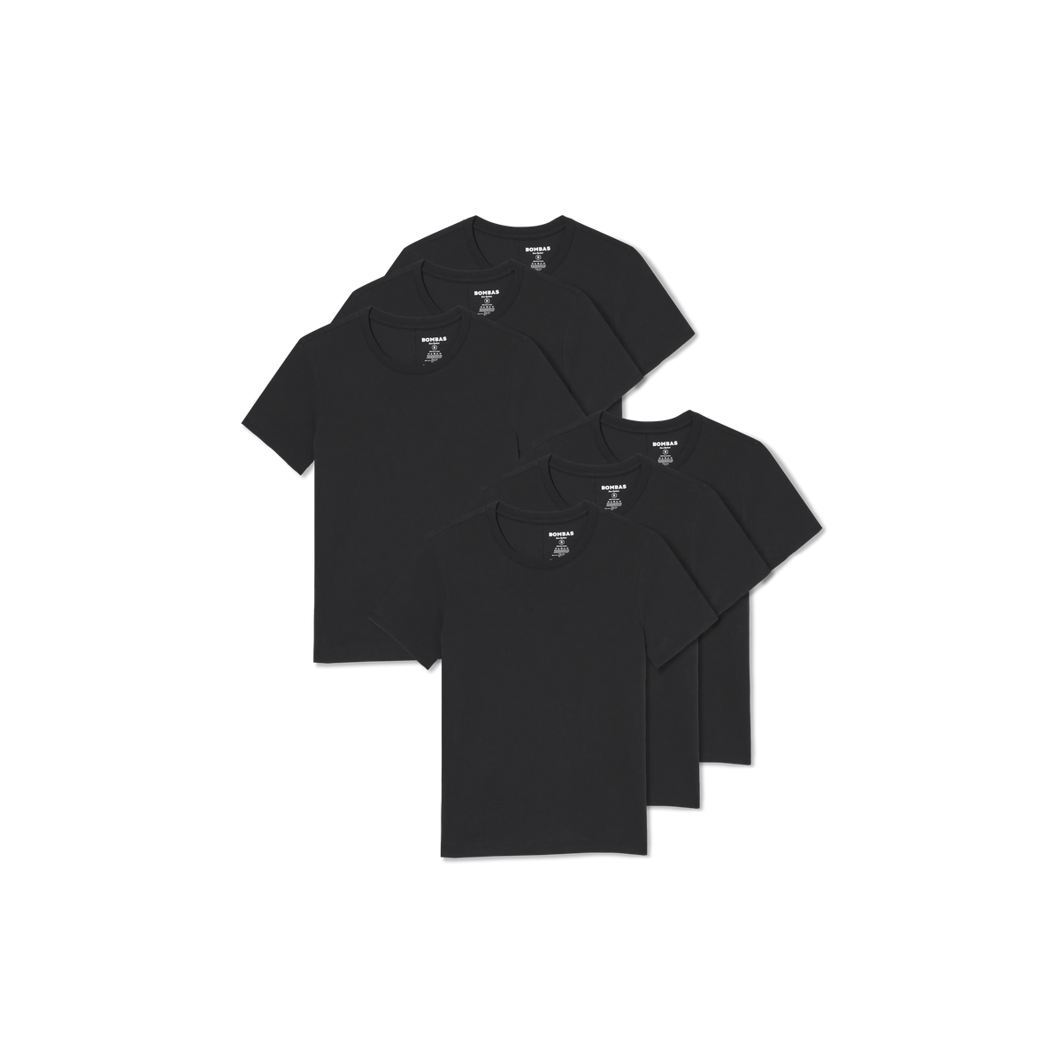 Women's Pima Cotton Slim Crew Neck T-Shirt 6-Pack