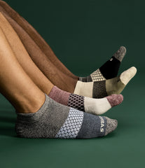 Men’s Tri-Block Ankle Sock 6-pack
