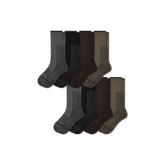Women's Ultra Strong Merino Blend Calf Sock 8-Pack