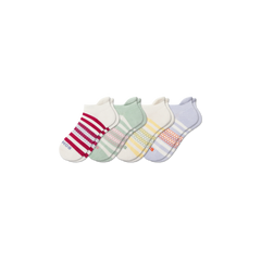 Youth Stripes Ankle Sock 4-Pack